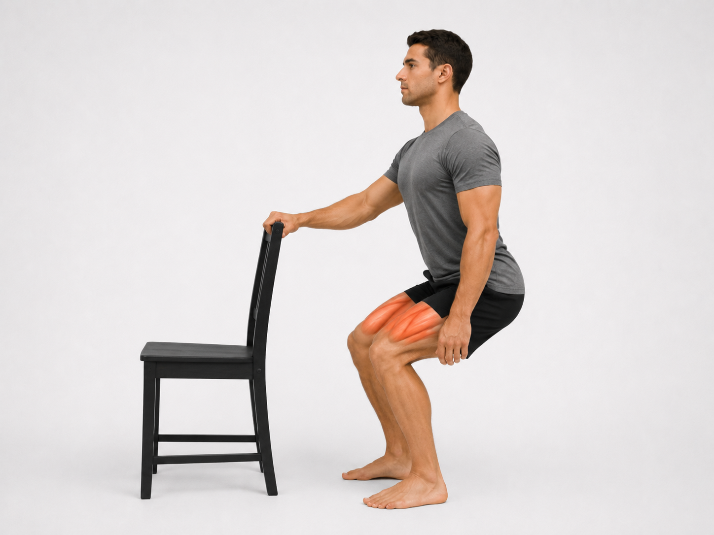 Bài tập nhún gối một phần mini squat