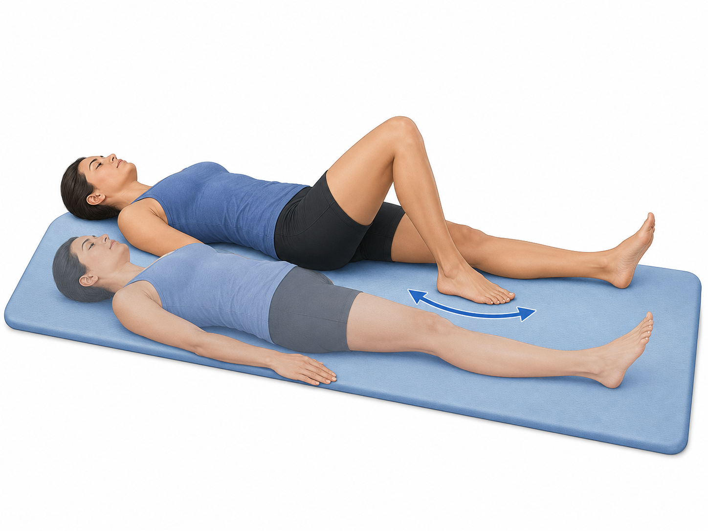 Bài tập trượt gót chân nằm ngửa cho khớp háng
