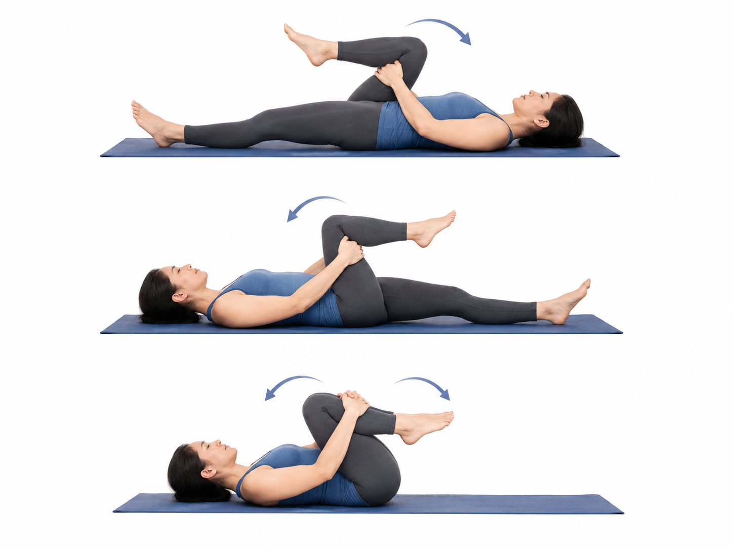 Bài tập kéo gối vào ngực Knee to Chest