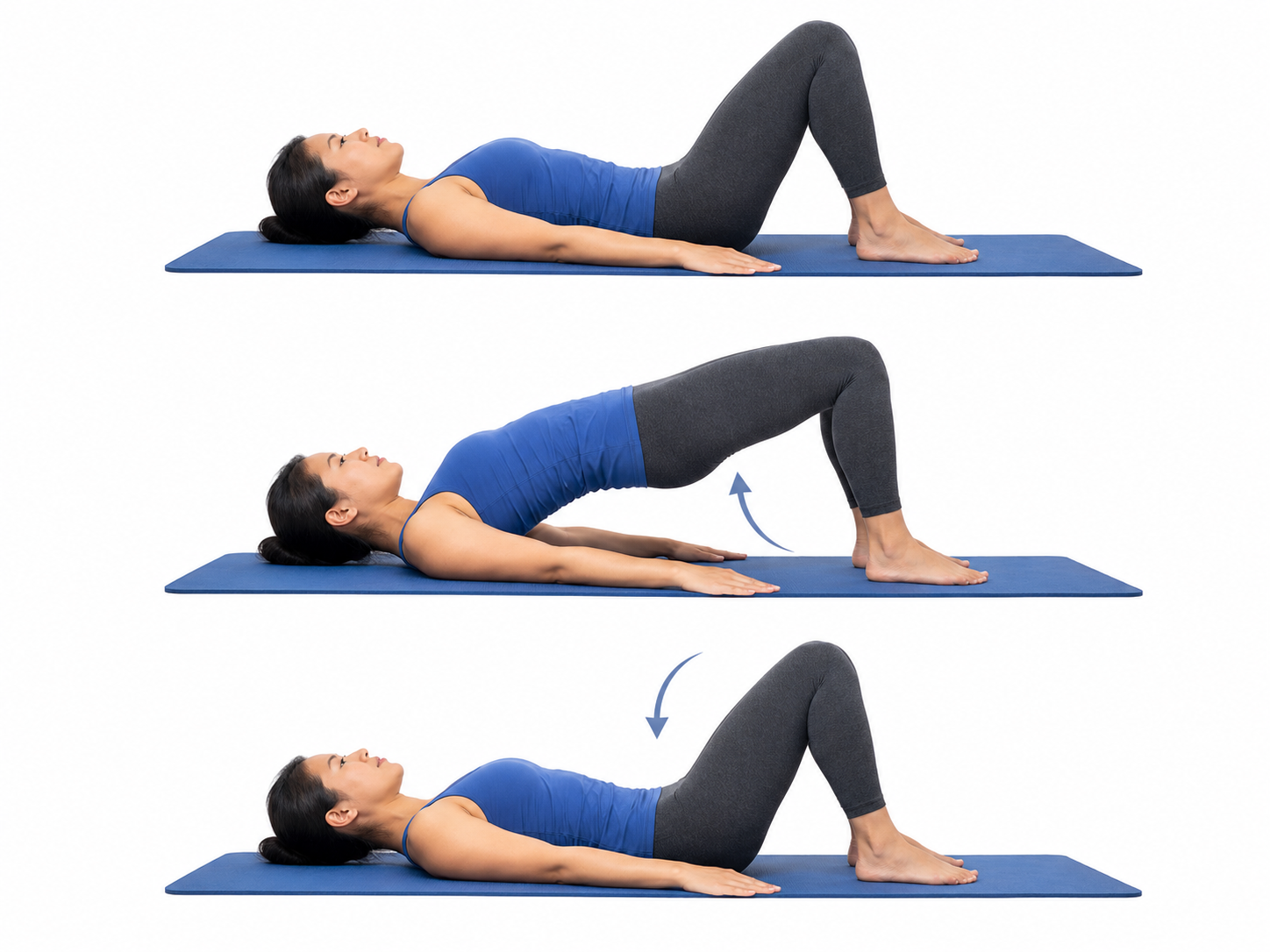 Bài tập cầu mông Glute Bridge